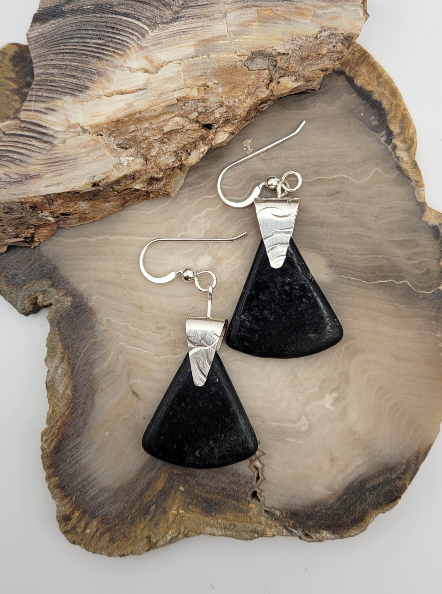 Black Jade Earrings