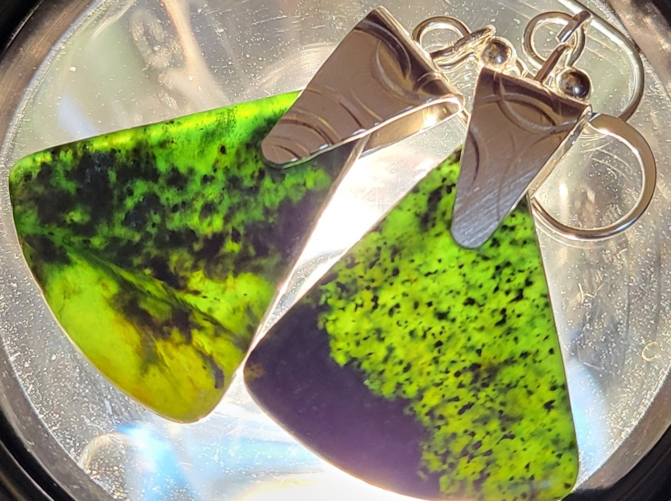 Black Jade Earrings