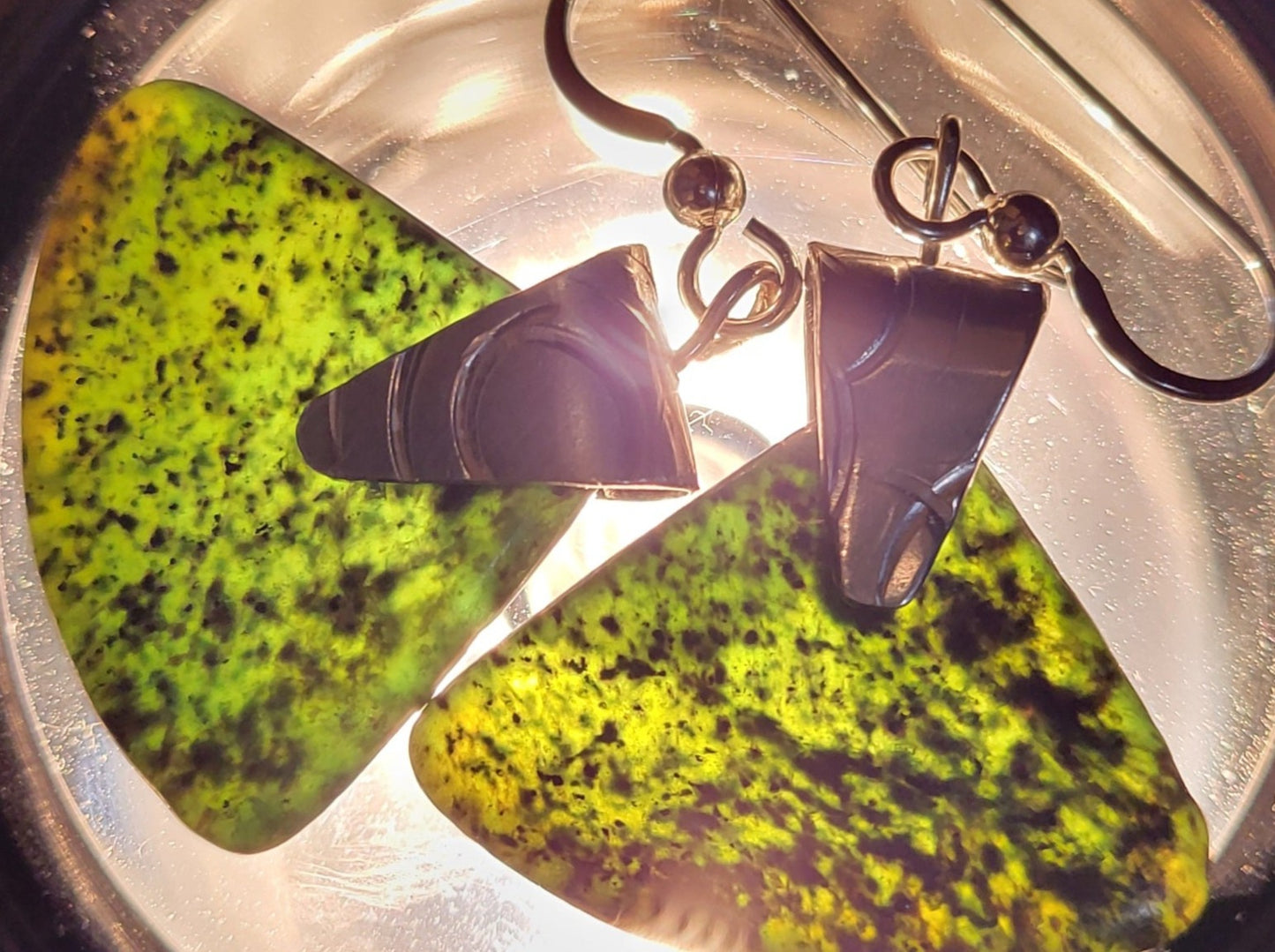 Black Jade Earrings