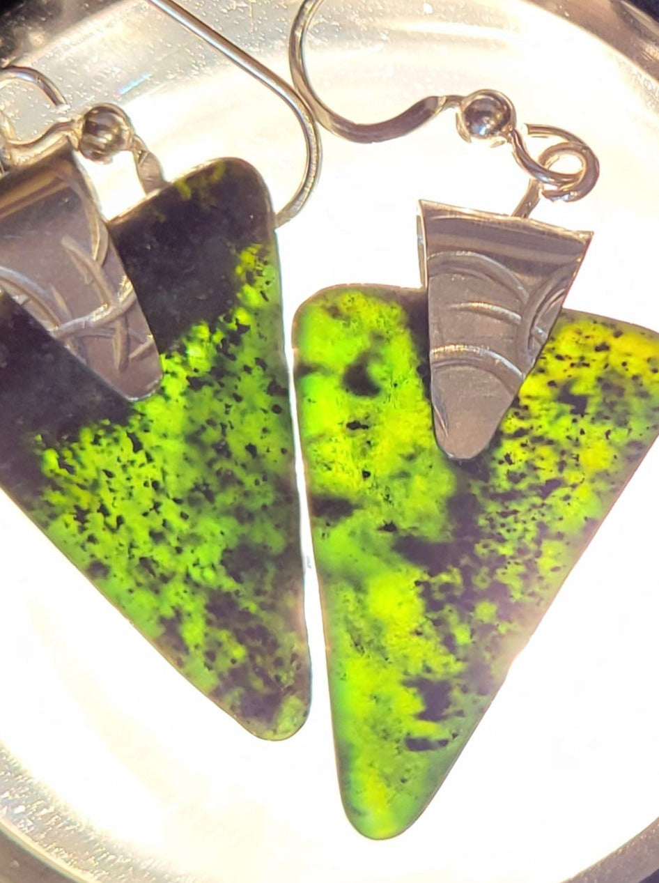 Black Jade Earrings