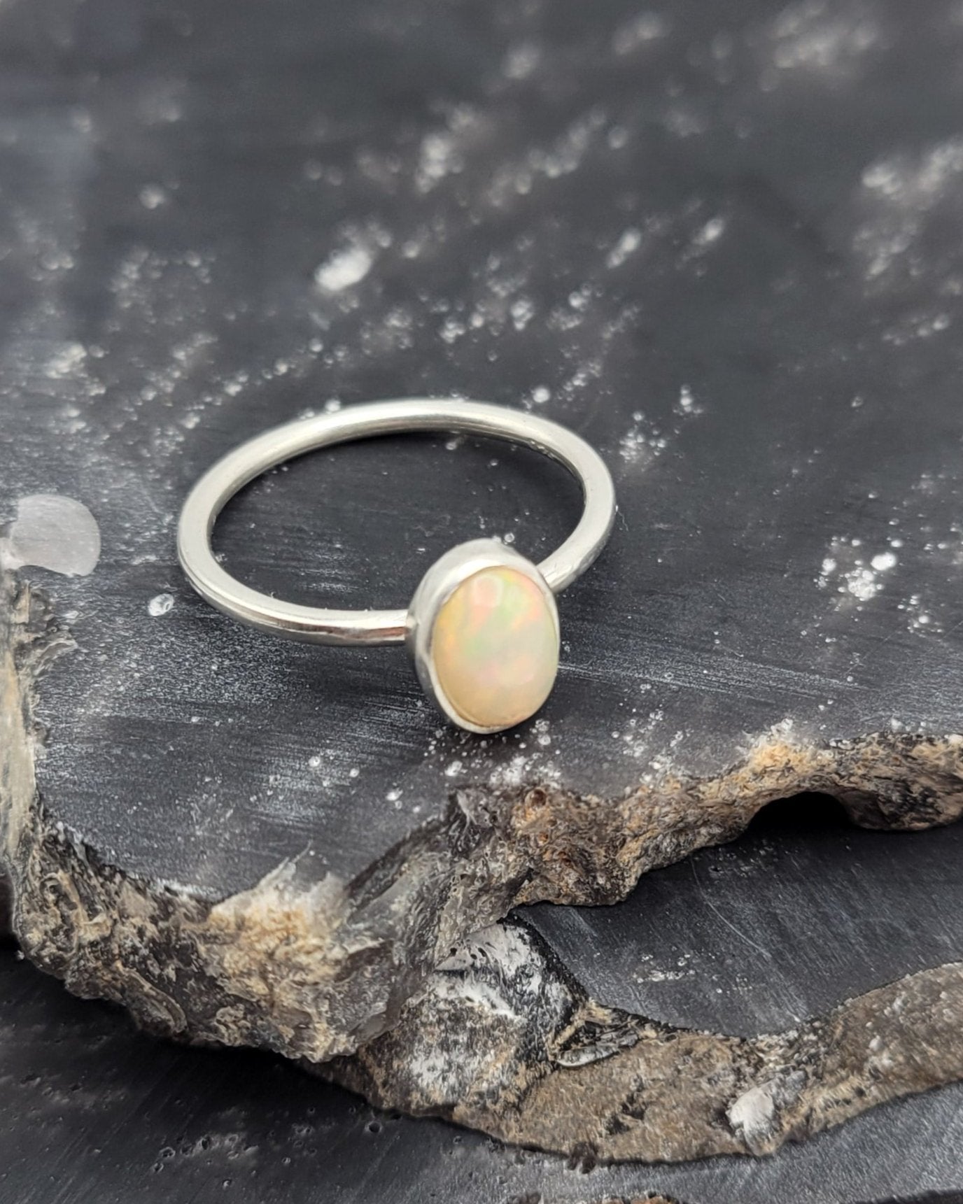 Oval Opal Ring