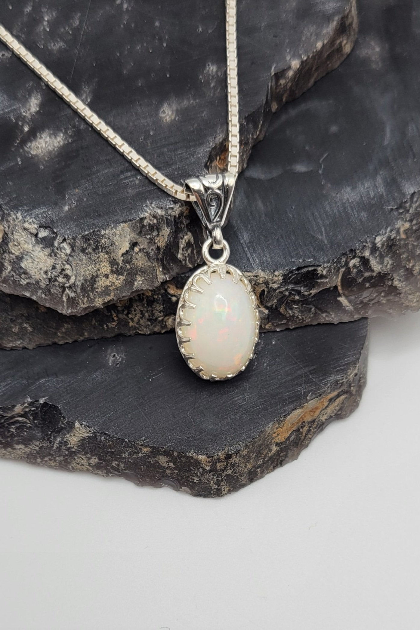 Oval Opal Pendant