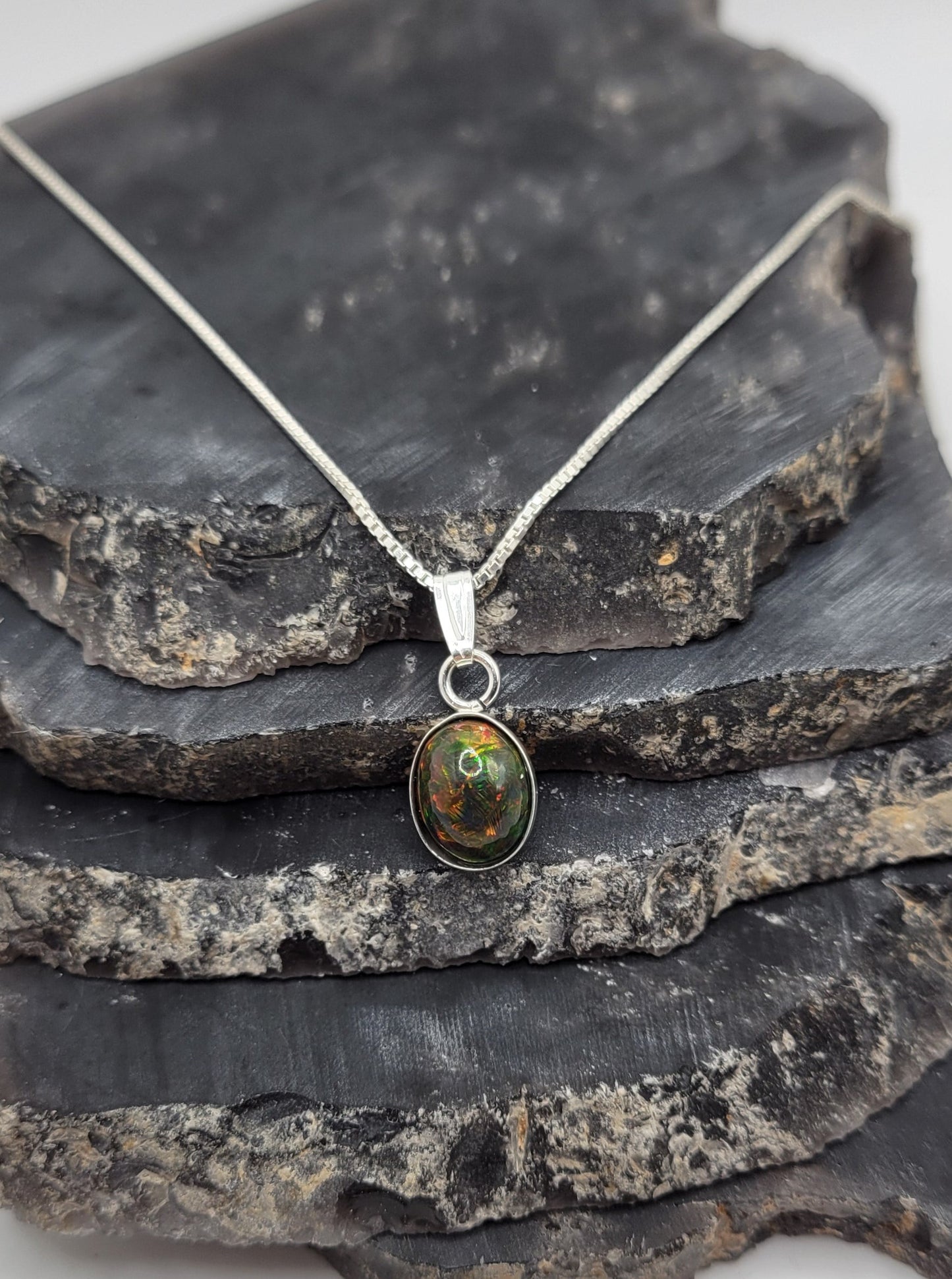 Smoked Opal Pendant