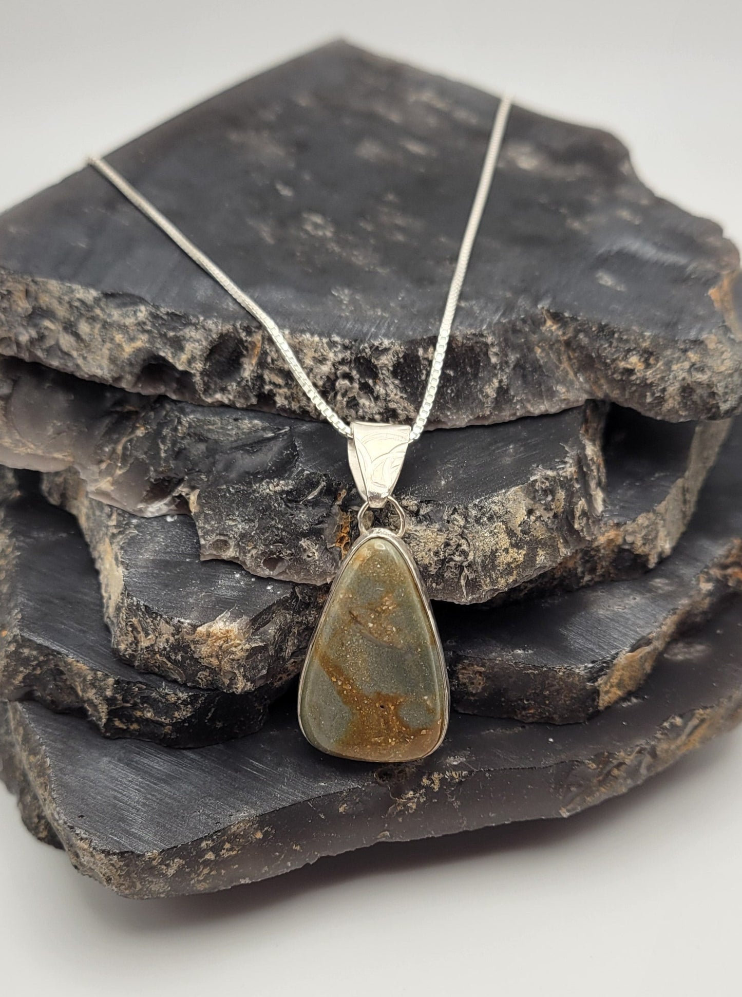 Beach Jasper Pendant