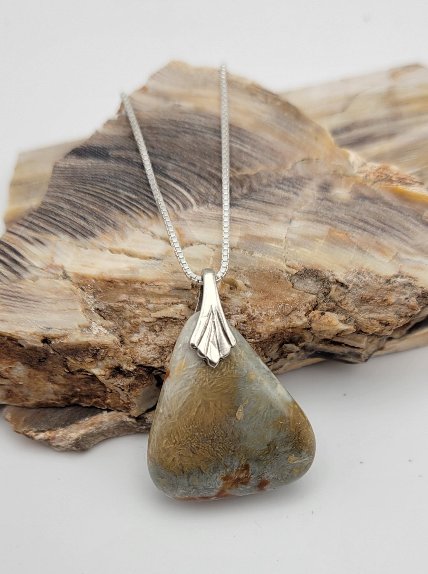 Beach Jasper Pendant