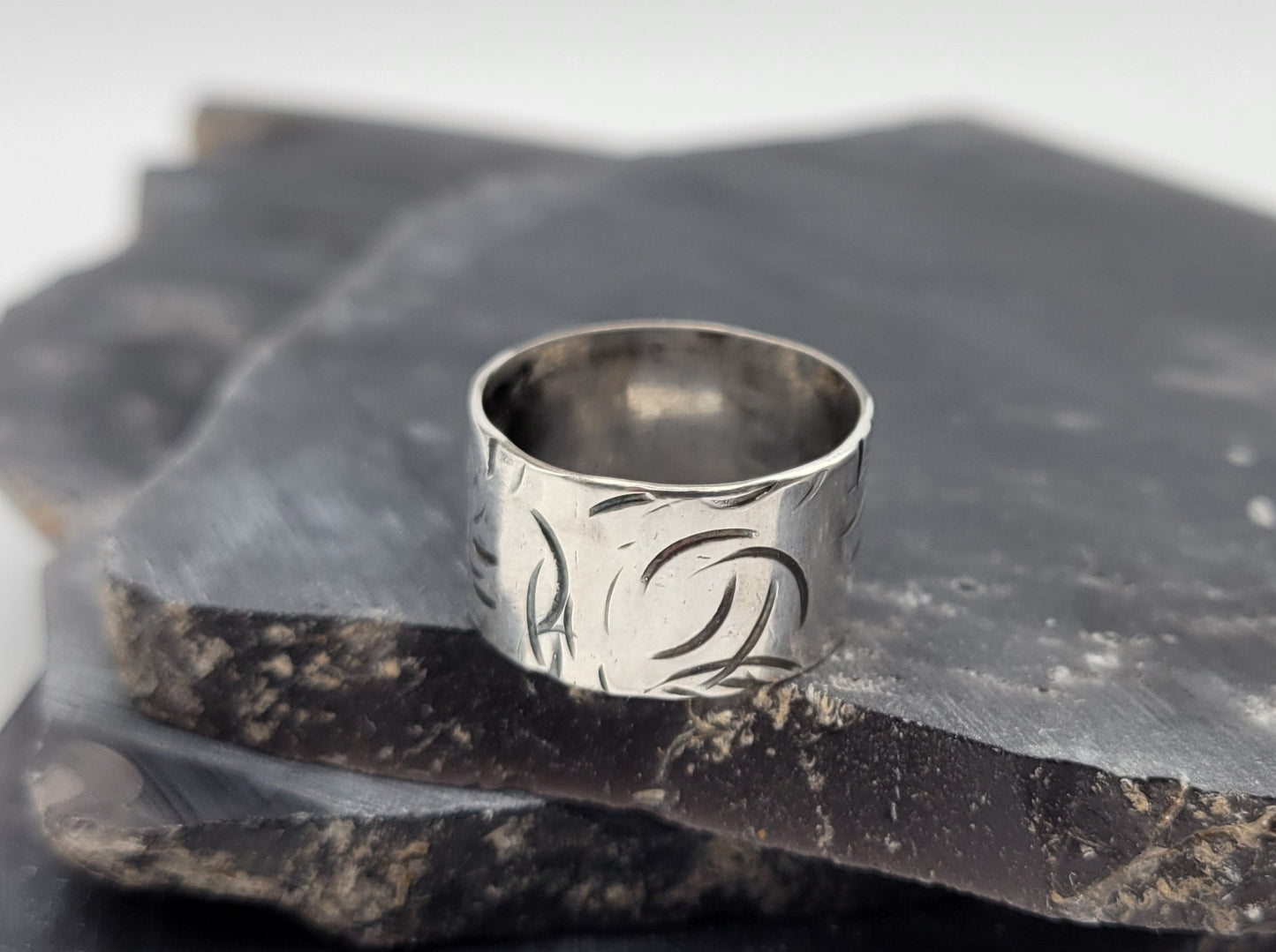 Textured Silver Ring