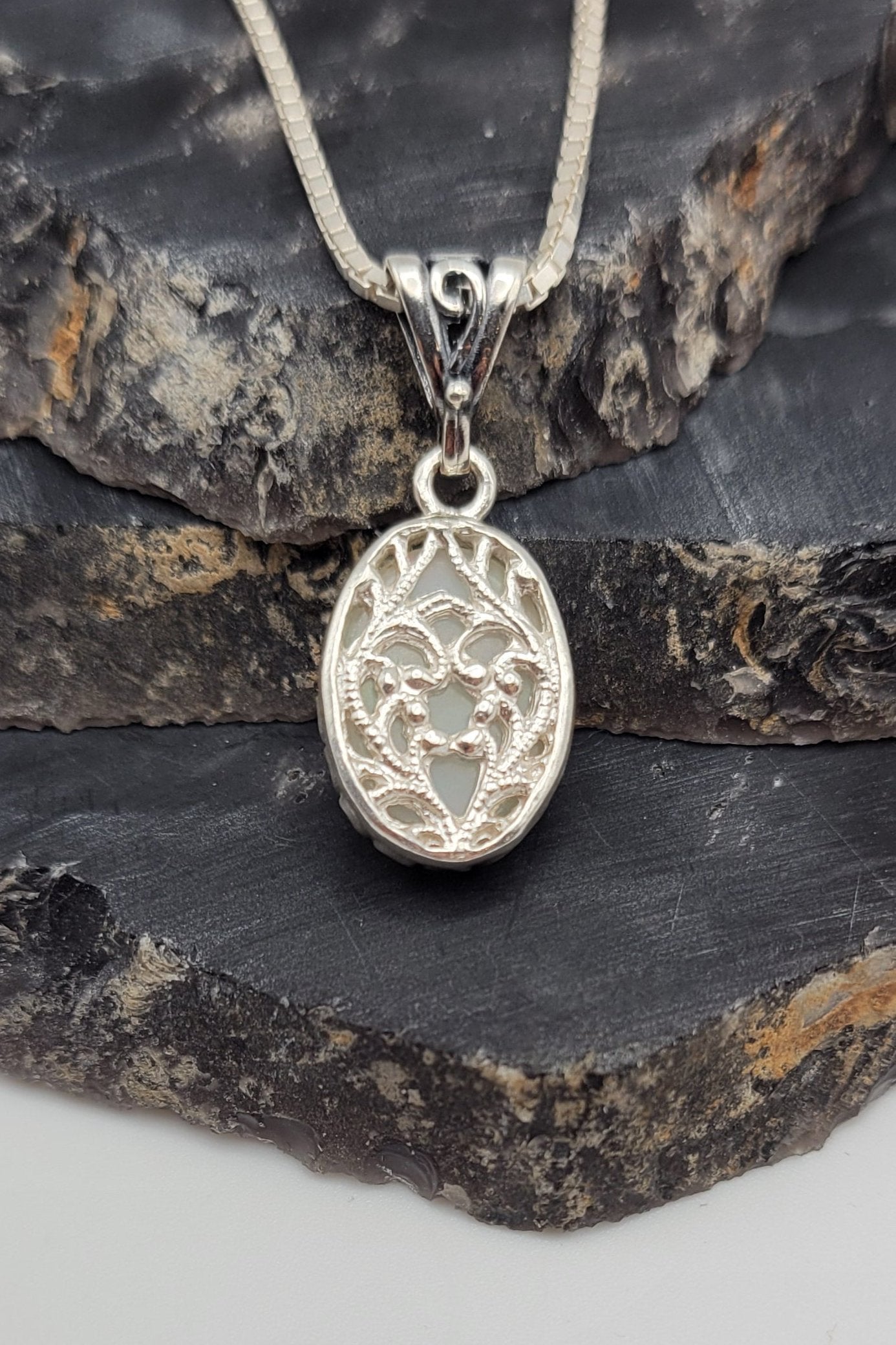 Oval Opal Pendant